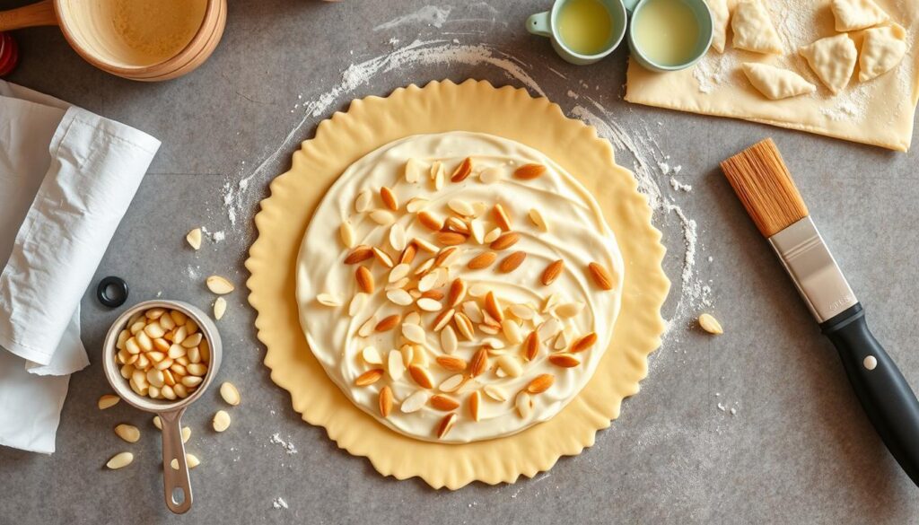 Almond Danish Assembly Process