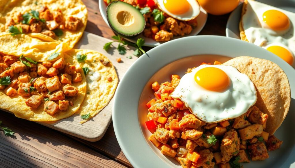 Chicken and Egg Breakfast Combinations