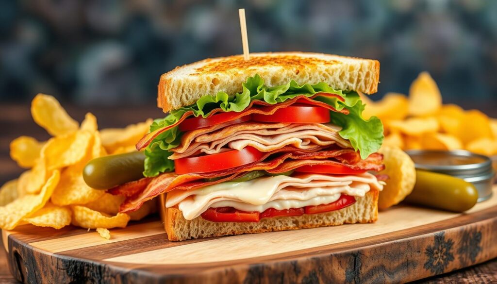 Classic Turkey Club Sandwich