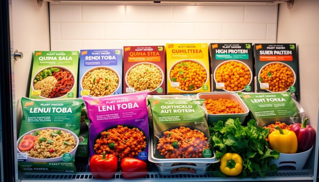 Plant-Based High Protein Frozen Meals