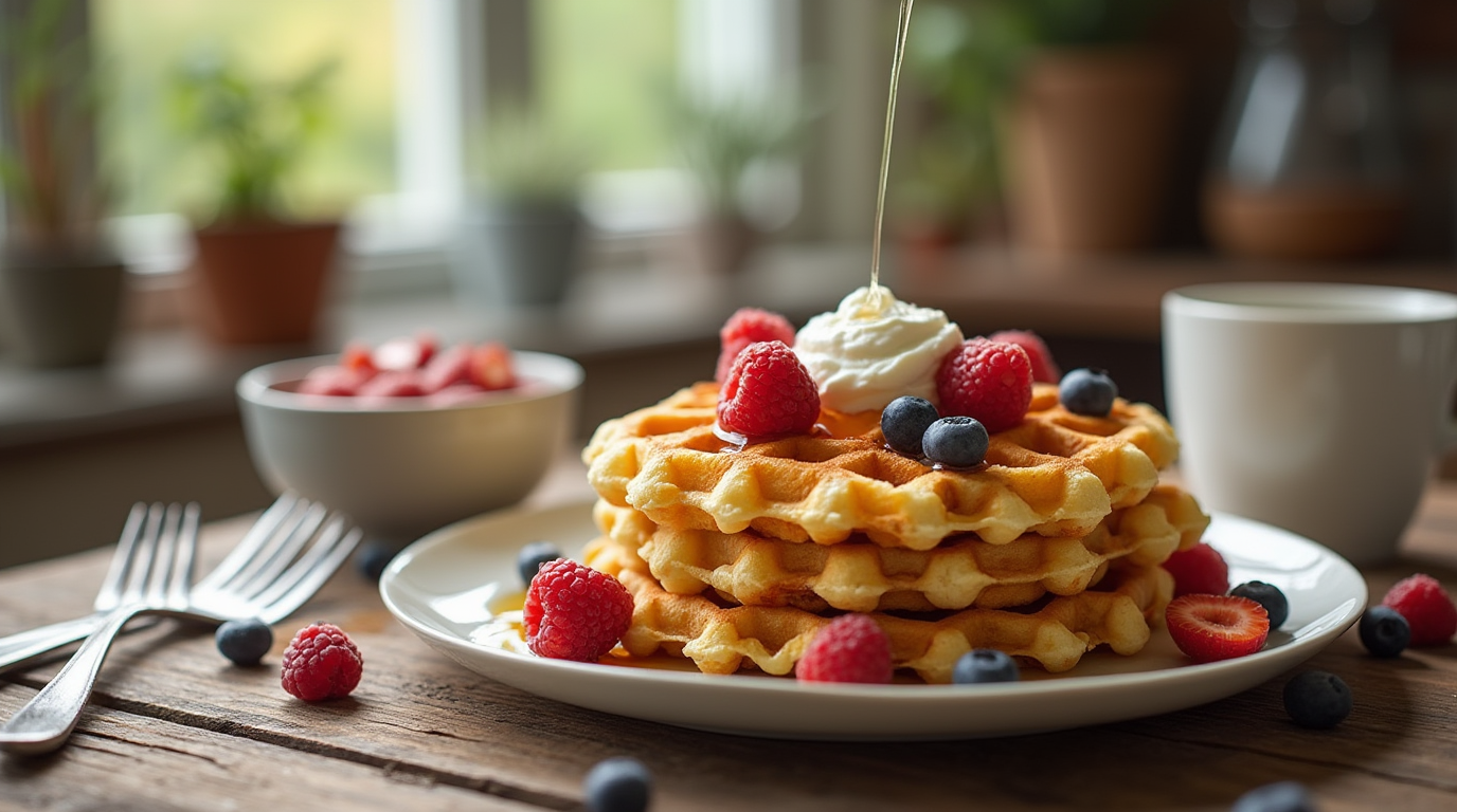 protein-waffles