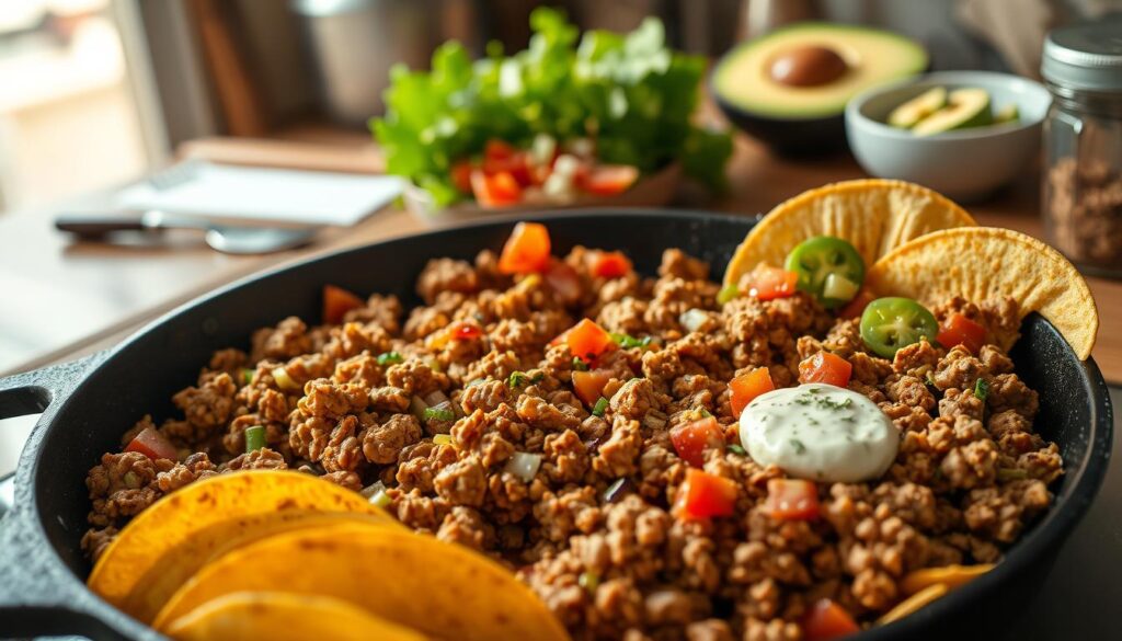 Ground Turkey Taco Skillet Dinner