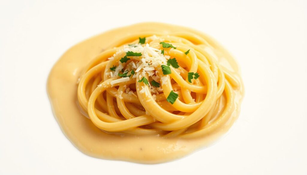 Wheel Pasta with cheese sauce