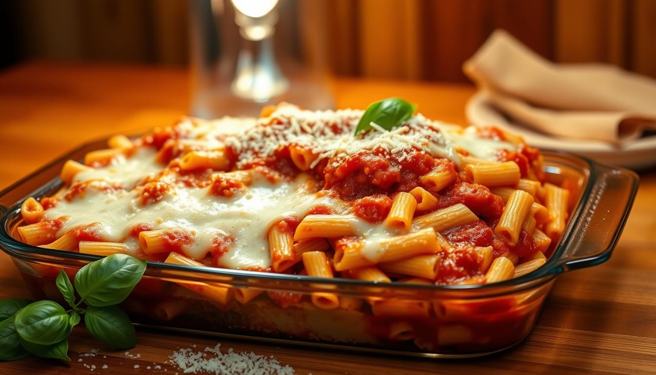 baked ziti recipe no meat