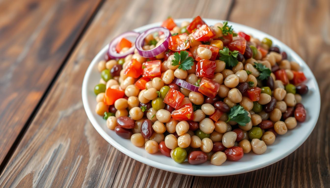 dense bean salad