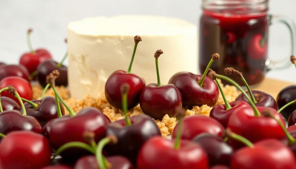 no bake cherry cheesecake ingredients