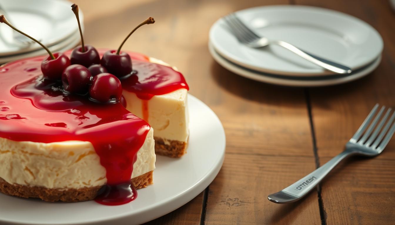 no bake cherry cheesecake