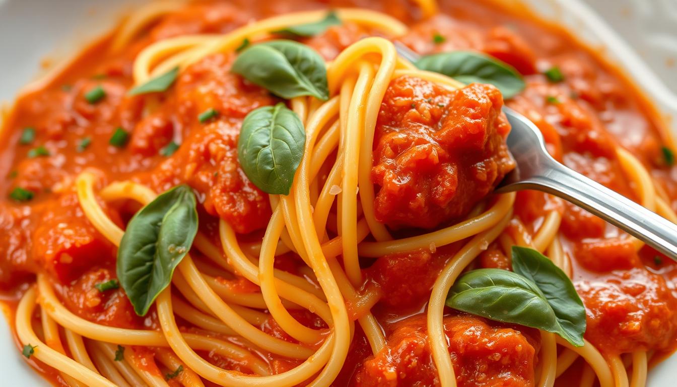 Spaghetti with Marinara Sauce