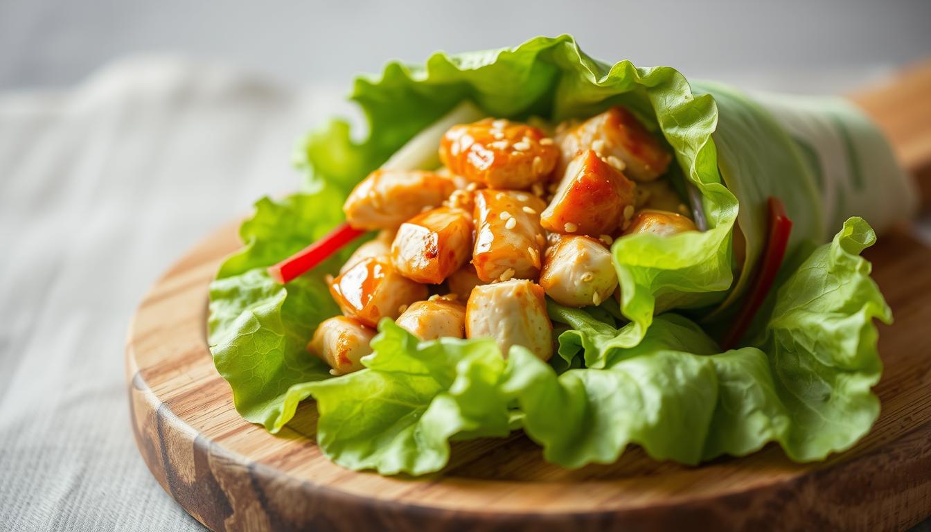 chicken lettuce wrap