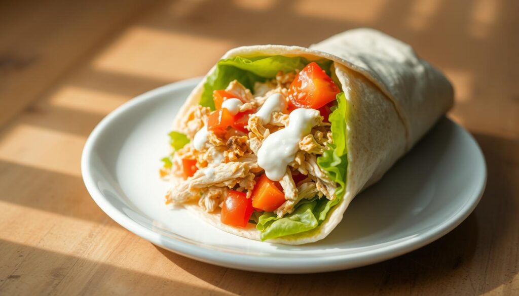 chicken salad wrap