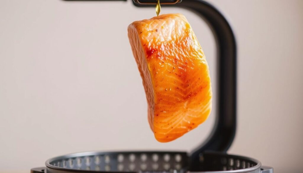 frozen salmon in air fryer