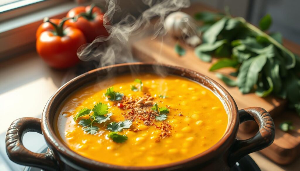 Indian-inspired lentil soup Indian-inspired lentil soup
