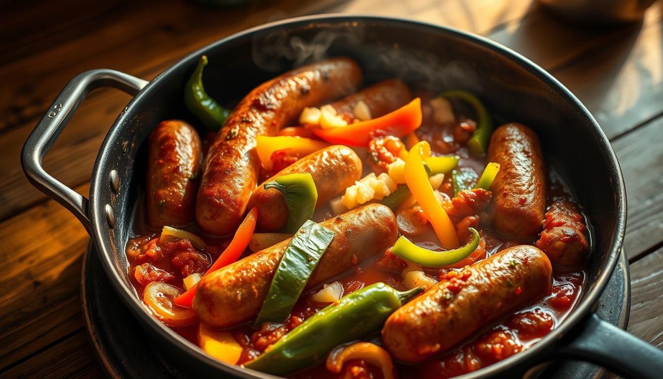 Sausage & Peppers Skillet
