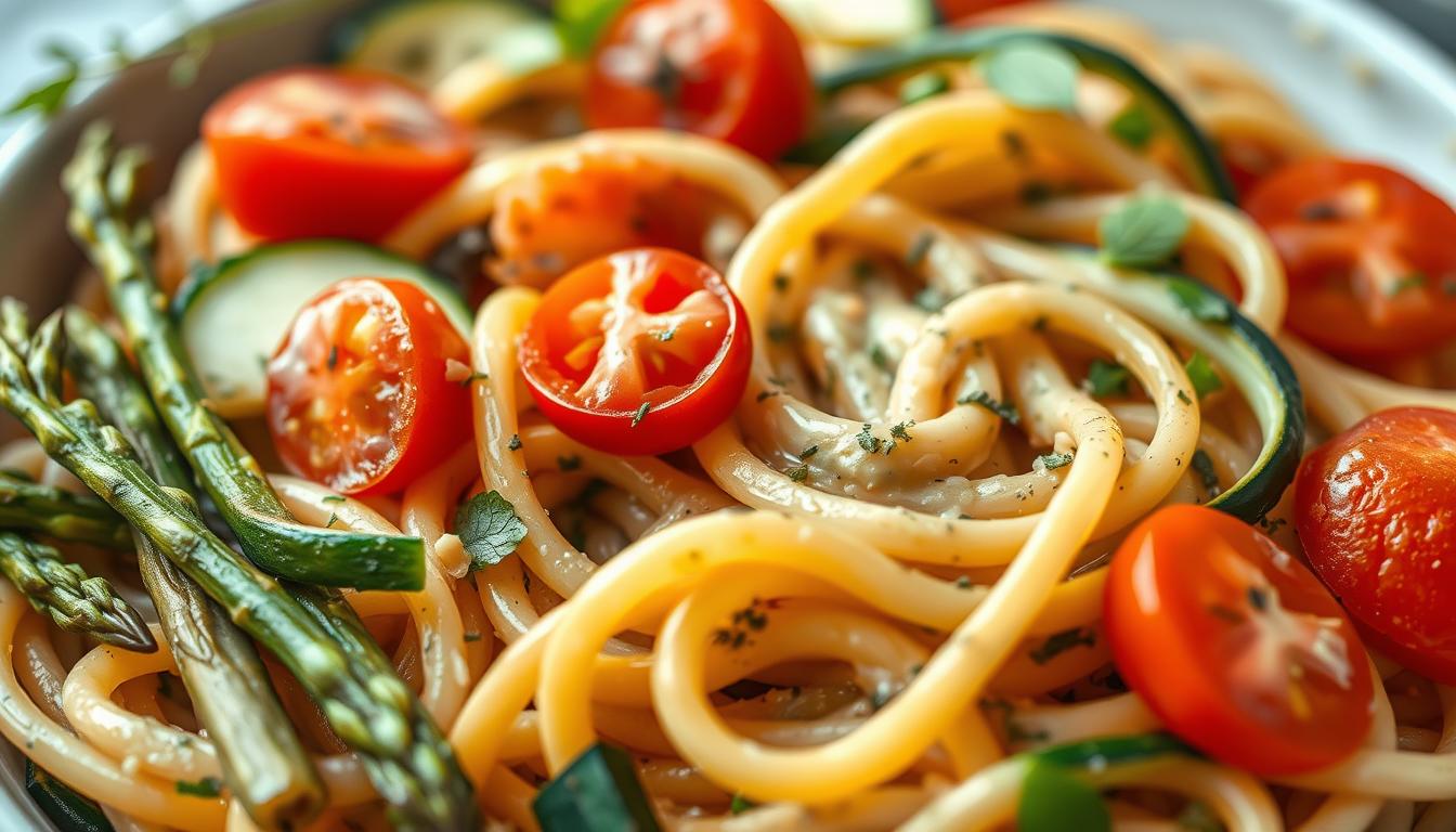 healthy pasta dish